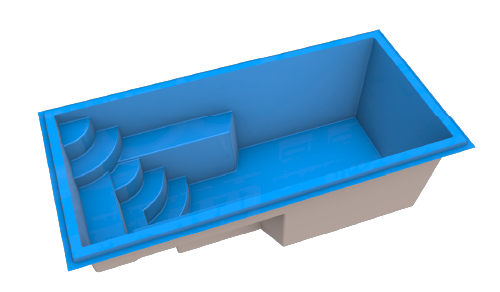 rainforest fiberglass pools and spas Florida