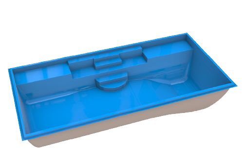 rainforest fiberglass pools and spas Florida